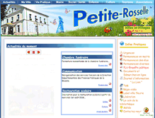 Tablet Screenshot of mairie-petiterosselle.fr